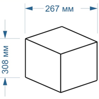 Кубы 1 гидроабразивный рез (элемент 308*267мм)