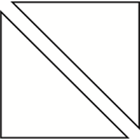 Рез по диагонали (10 мм)