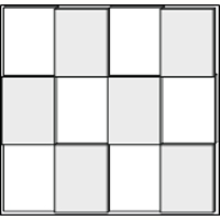 Форма №15 - 3D мозаика (чип 74*74), размер 296*296