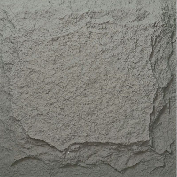 Панель декоративная полиуретановая Серия Грибной камень HL6004-H Volcanic Grey 600*600